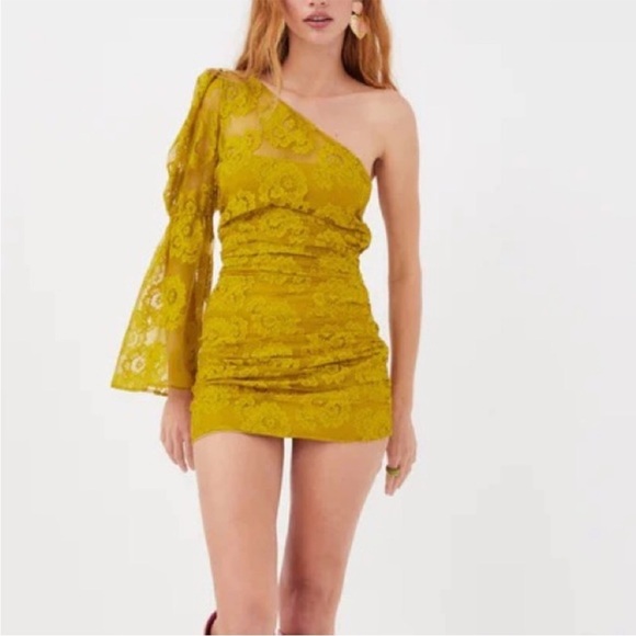 NWT For Love and Lemons Tiana Mini Dress - Picture 2 of 15